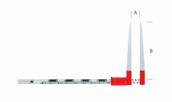 Pied à coulisse forestier pour troncs d'arbres 600 mm – Becs 350 mm