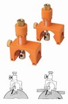 Jeu de 2 positionneurs magntiques pour rglage fers de dgau-rabots CMT Orange tools