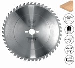 Lame circulaire carbure pour scie  format  pour bois et drivs Leman