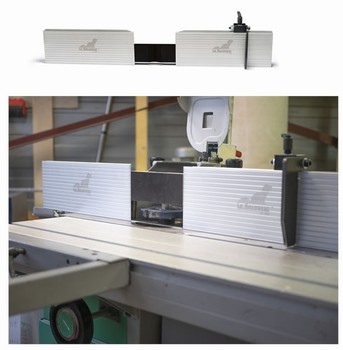 Guide de toupie 400 mm avec barrette aluminium pour combin