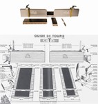 Guide de toupie 600 mm avec barrette aluminium Elbe