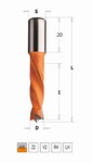 Mèche à tourillonner carbure borgne – 57,5 mm 4 gorges CMT Orange Tools