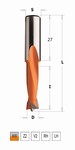 Mèche à tourillonner carbure borgne – 57,5 mm 2 gorges CMT Orange Tools