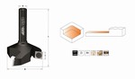 Fraise plaquette carbure folding et à chanfreiner Z1 pour C.N CMT Orange Tools