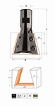 Fraise spéciale à queue d'aronde 15 degrés plaquettes carbures réversibles CMT Orange tools