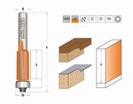 Fraise à affleurer - carbure - roulement CMT Orange tools