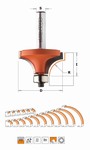 Fraise pour quart de rond - carbure - roulement CMT Orange tools