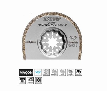 Lame segmente  concrtion 75 mm 2,2 mm diamant  Maon Starlock