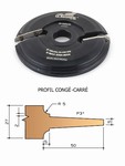 Porte-outils plate-bande congé + carré à plaquettes – Alésage 30 mm Le Ravageur ELBE