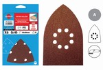 Triangle papier corindon 100x170 mm 8 trous    - pour multi- Leman