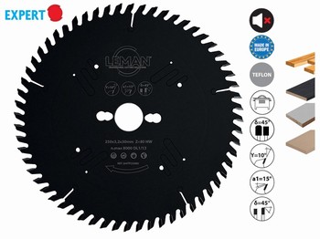 changer titre: Lame scie circulaire carbure tflon silencieuse pour scie  format  pour parquet, HPL, mlamin, stratifi, MDF-HDF  Expert