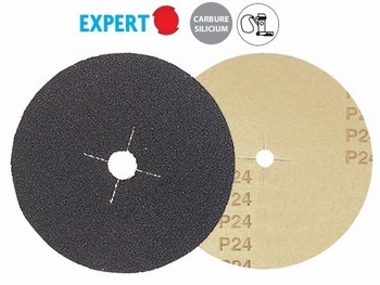 Disque papier 150 mm spcial sol  Carbure de silicium