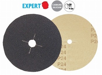 Disque papier 180 mm spcial sol  Carbure de silicium