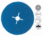 Disque fibre zirconium 180 mm  Pour mtal Leman