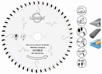Lame scie circulaire carbure pour scie portative et onglet  pour mtaux non-ferreux