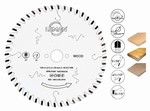 Lame circulaire carbure pour scie portative et onglet  pour bois, bois latt, contreplaqu Leman