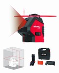 Niveau automatique laser rouge 360 degrés - 1 vertical,2 points – 15,20 m Metrica